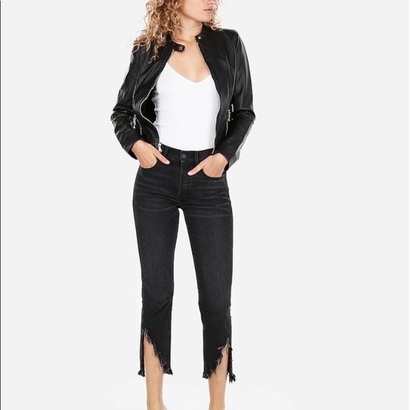 Express Jackets & Coats | Nwot Express Faux Leather Jacket | Poshmark